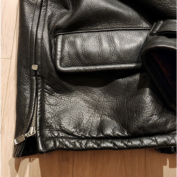 Vintage Kenneth Cole Leather Jacket With Removable Polyester Vest Lining - Picture 12 of 16